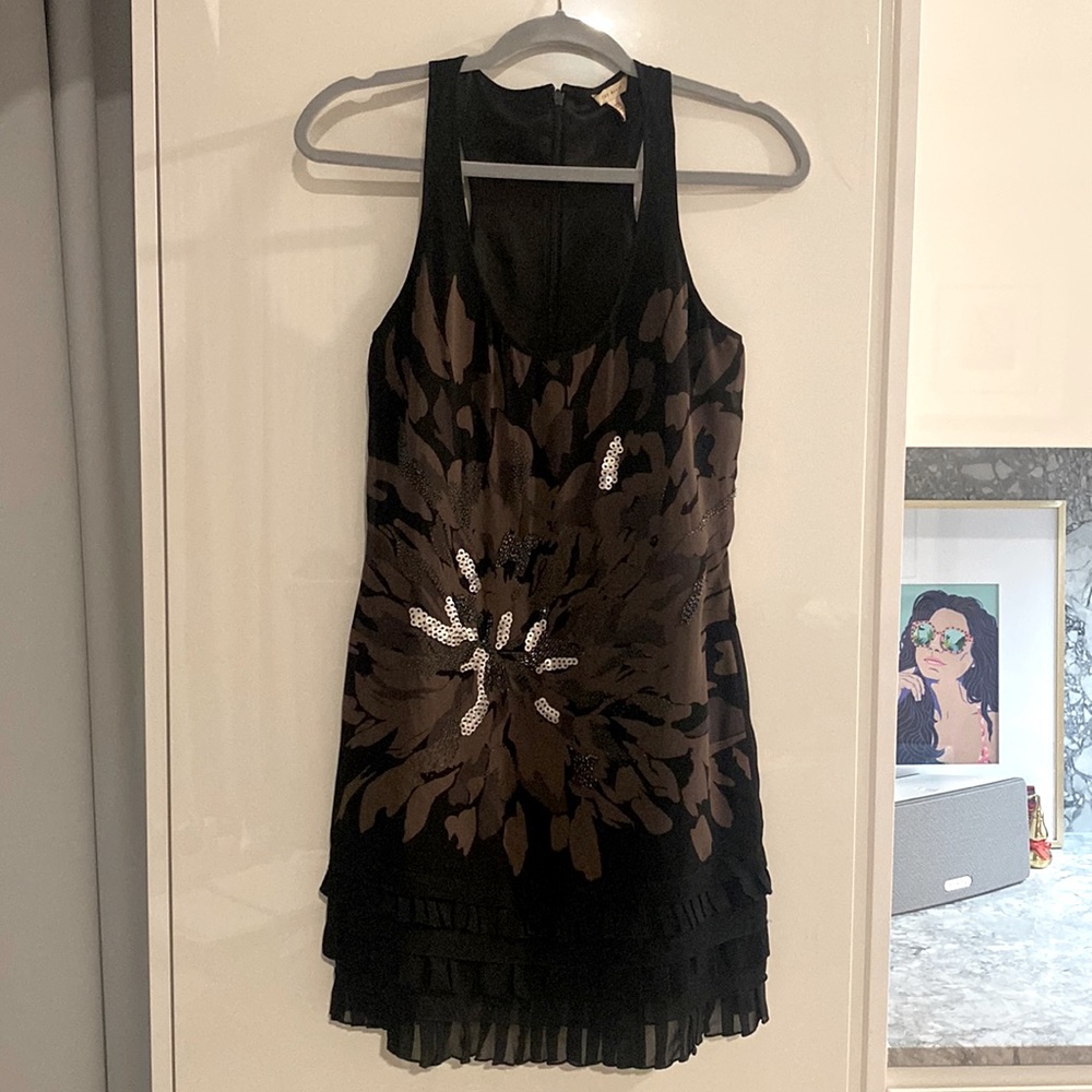 Sexy mini racer back sequin Ted Baker dress